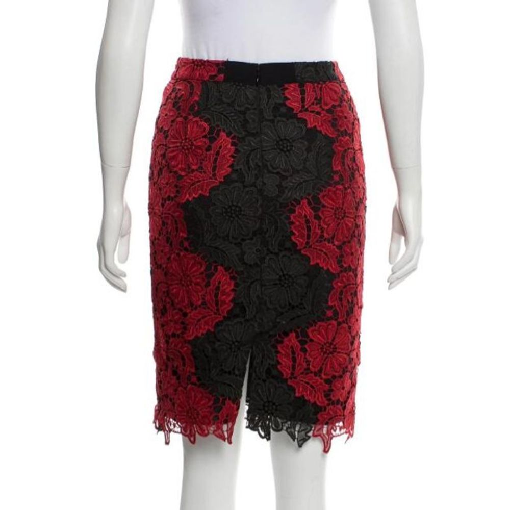 Alice + Olivia Lace Knee-Length Skirt, Size XS